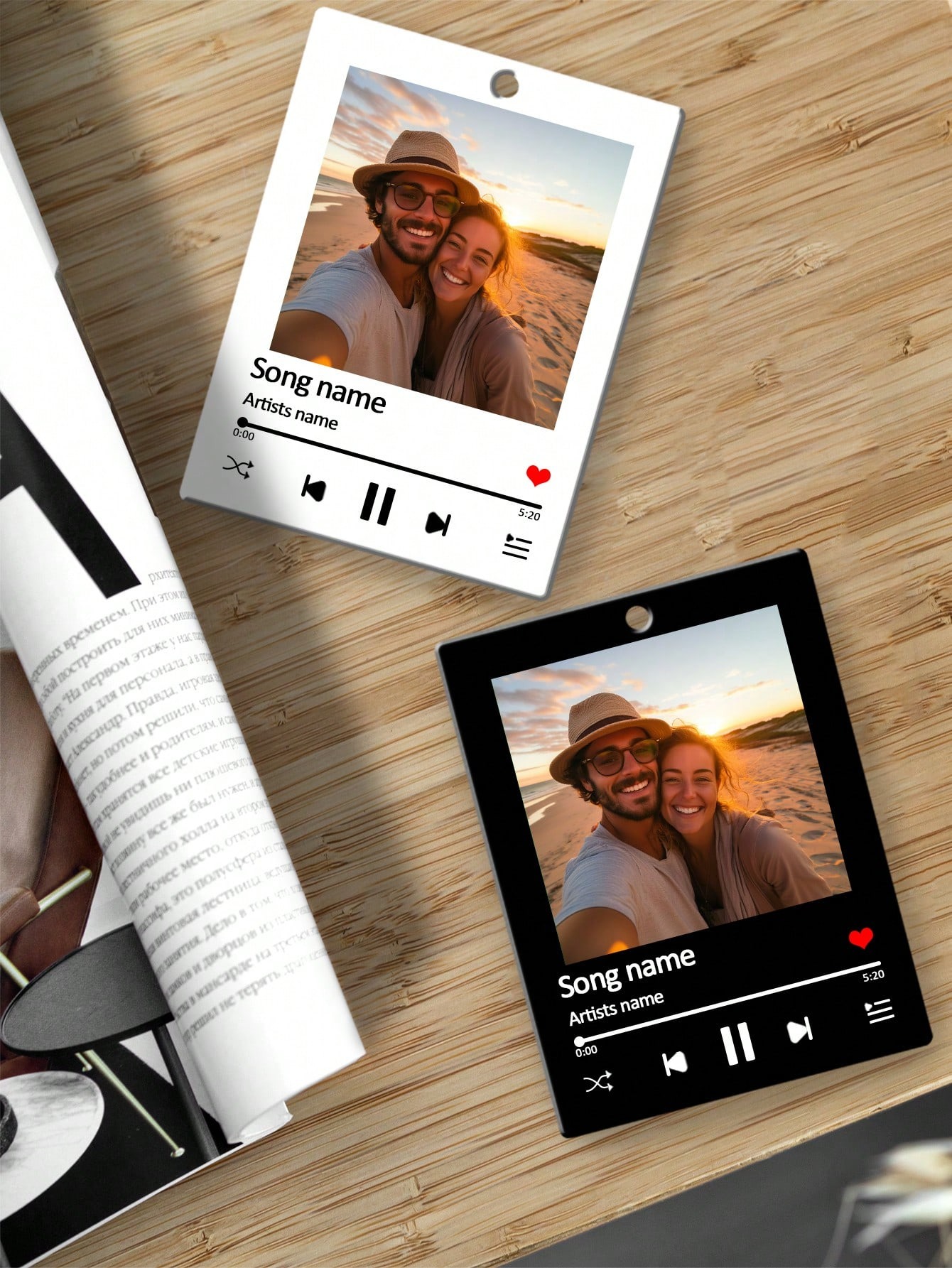 Custom Music Photo Acrylic Charm